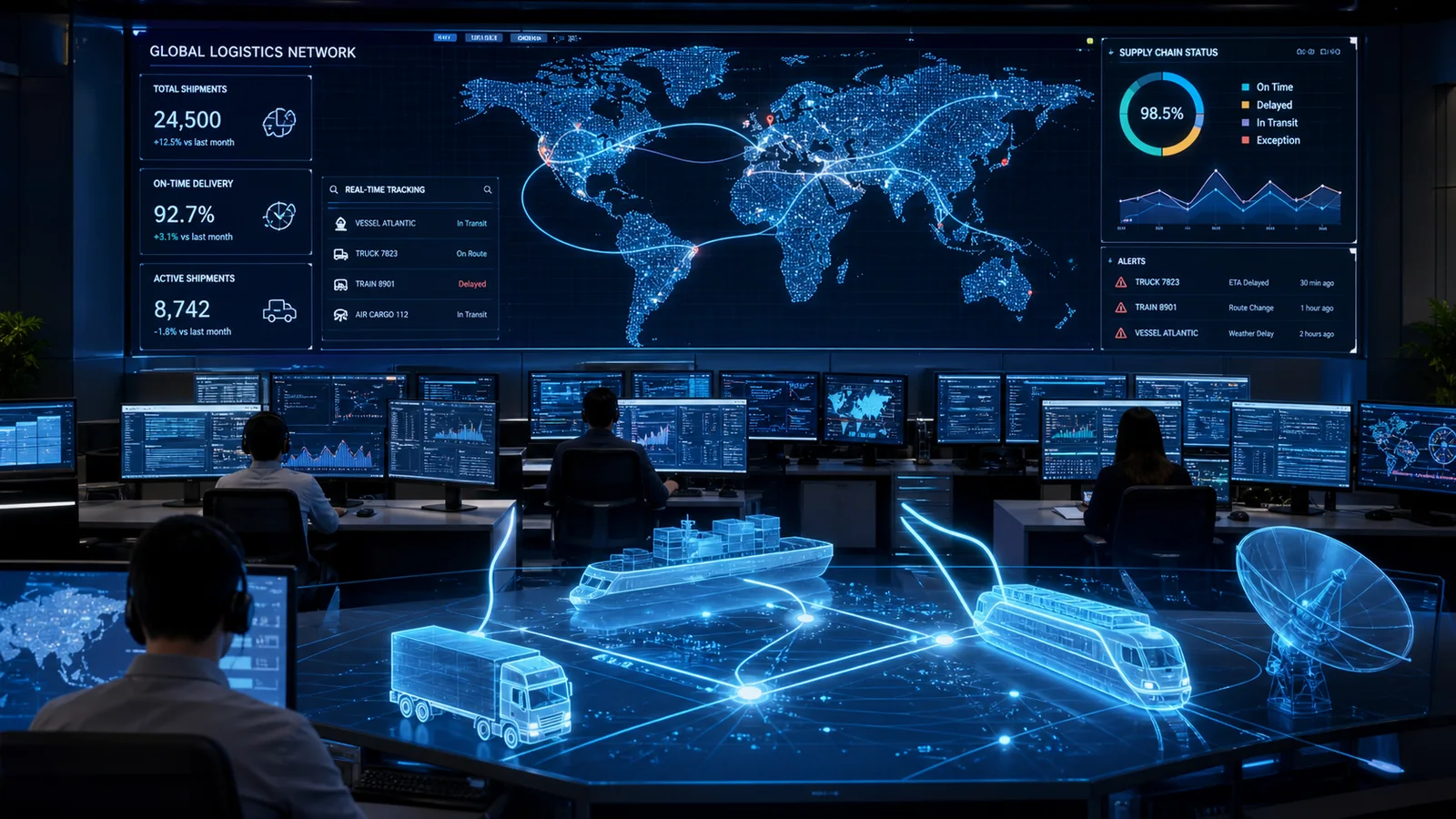 Real-Time Visibility & Smart Logistics